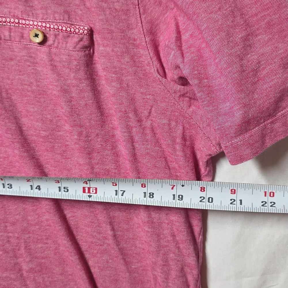 Ted Baker Raspberry Polo Shirt Small - Picture 3 of 6